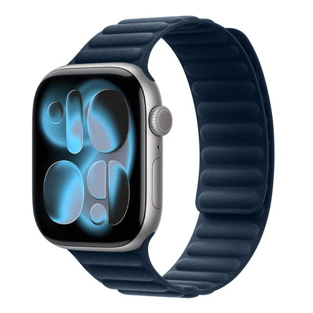 Strap for Apple Watch Bands 46mm 44mm 40mm 42mm 41mm 49mm 45mm Fine fabric Magnetic Loop Link Correa Bracelet 11 10 SE 9 8 7 6 5 2