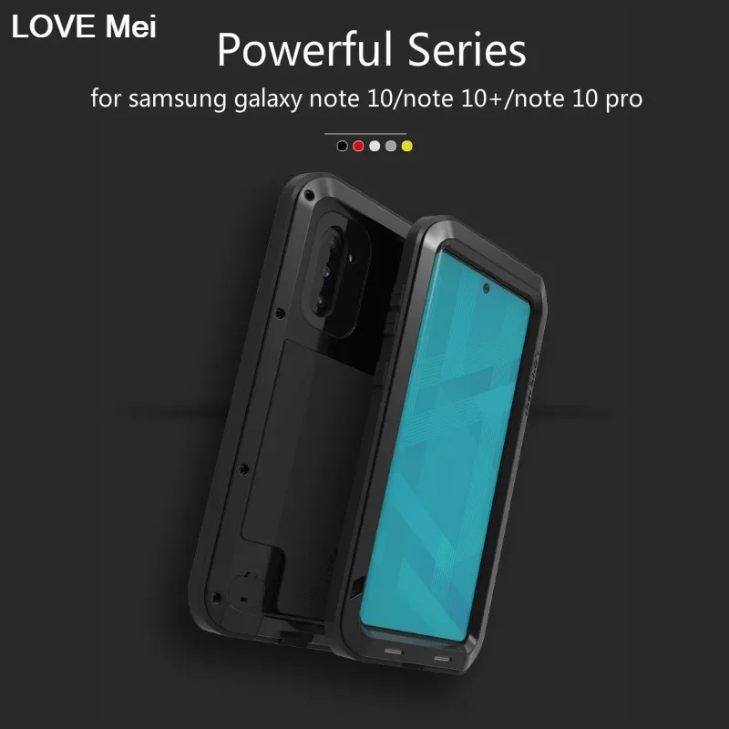 

Love Mei-shockproof metal case for Samsung Galaxy Note 10 plus/Note 10 +