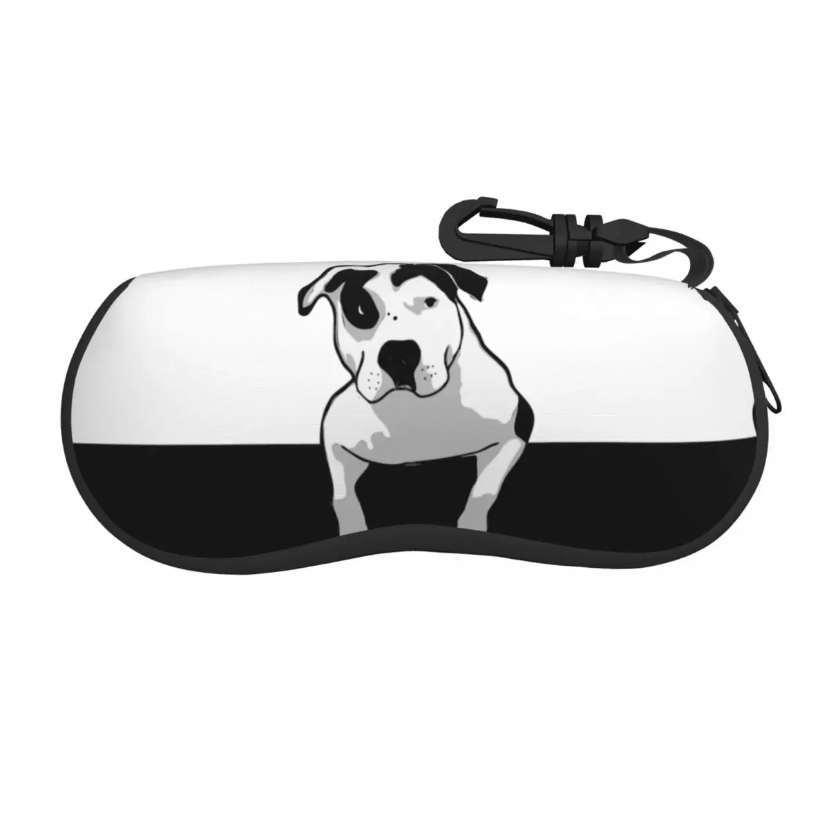 

England Bull Terrier Sunglasses Soft Case Neoprene Zipper Pet Dog Lover Shell Eyeglass Case Custom Protective Box For Glasses