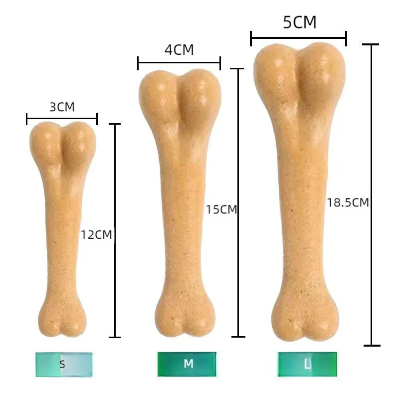 Natural Non-toxic Dog Bone Chew Toy For Small Medium Large Dogs_voghion.com