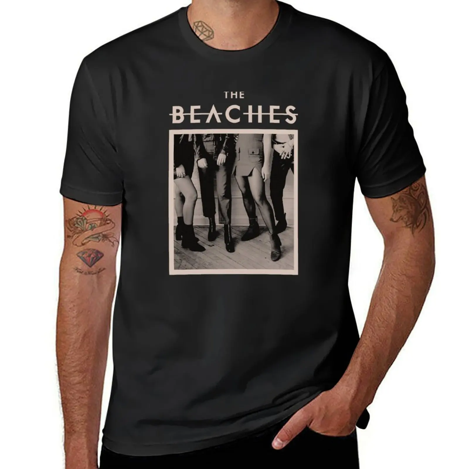 THE BEACHES BAND T-Shirt plus size tops funnys men clothing