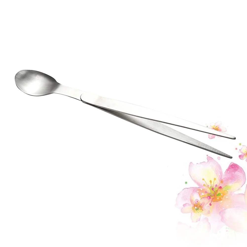 Gooseneck Kettle Tasting Spoon Taste Drawer Chopsticks Forceps Chefs Silver Mini Baby