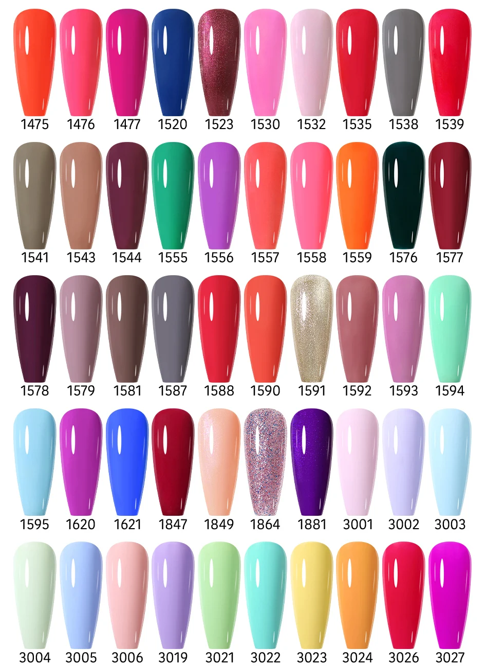 Clou Beaute HEMA TPO FREE Sugar Color Gel Nagellack Pigment UV/LED Nail Gel Varnis Semi Permanent Nail Supplies Maniküre – Detail 3