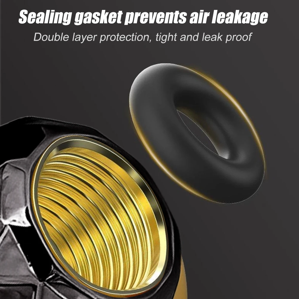 Diamond Ball Tire Valve Caps - Set of 4, Premium Black Dust Covers