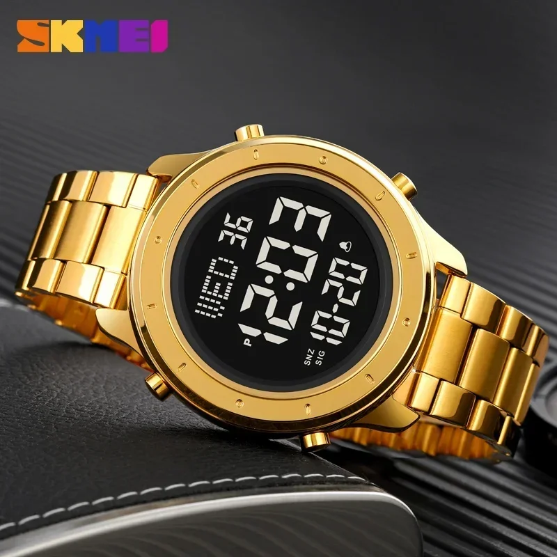 SKMEI Waterproof Countdown Calendar Digital Wristwatch reloj hombre 1864 New Sport Watches Mens Multifunction Stopwatch 2
