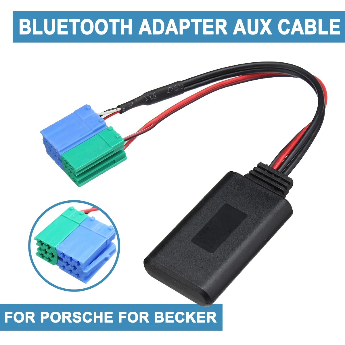 

Автомобильный bluetooth-адаптер для порше, Becker, Aux-кабель для Iphone, автомобильные аксессуары для электроники
