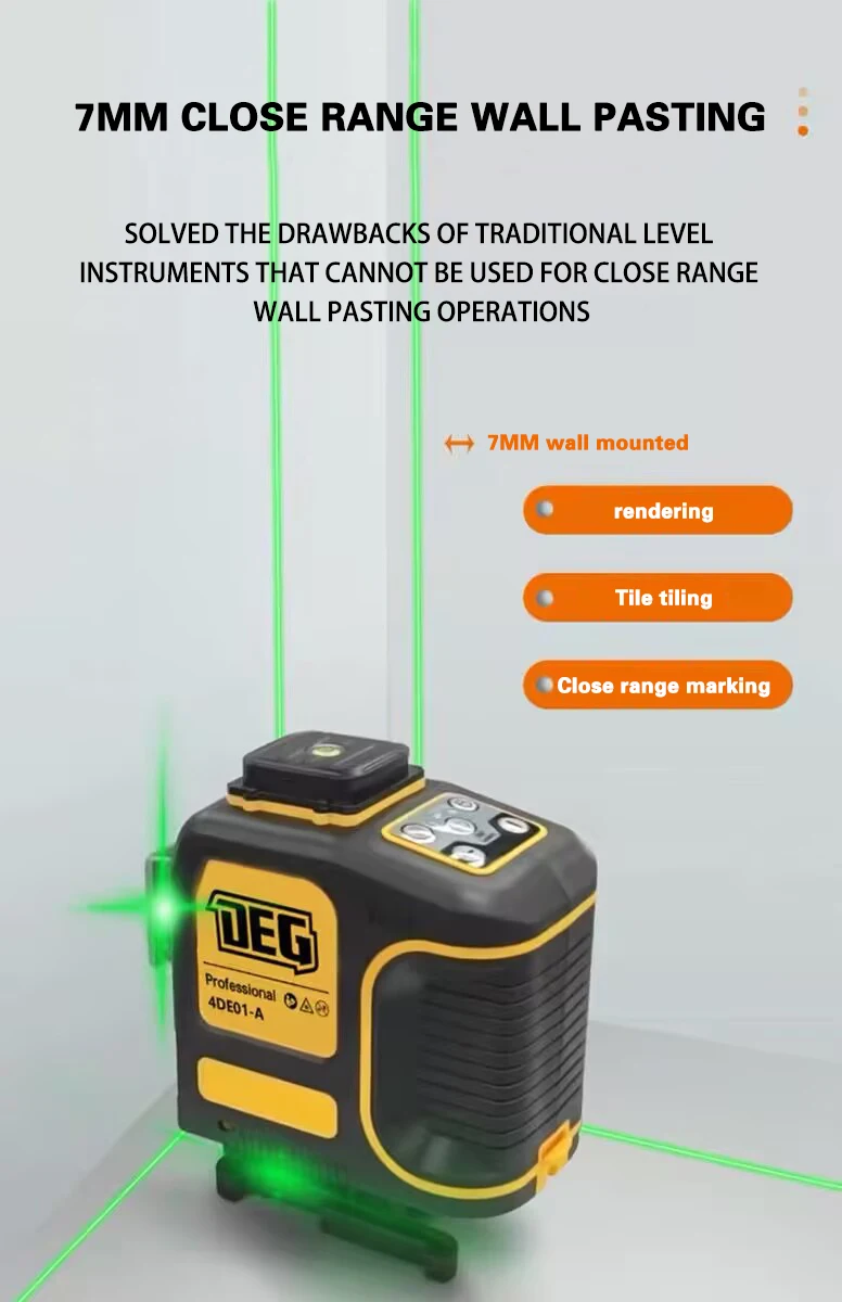 DEG 12 lines green beam Electronic Anping laser level High precision Tile tiling