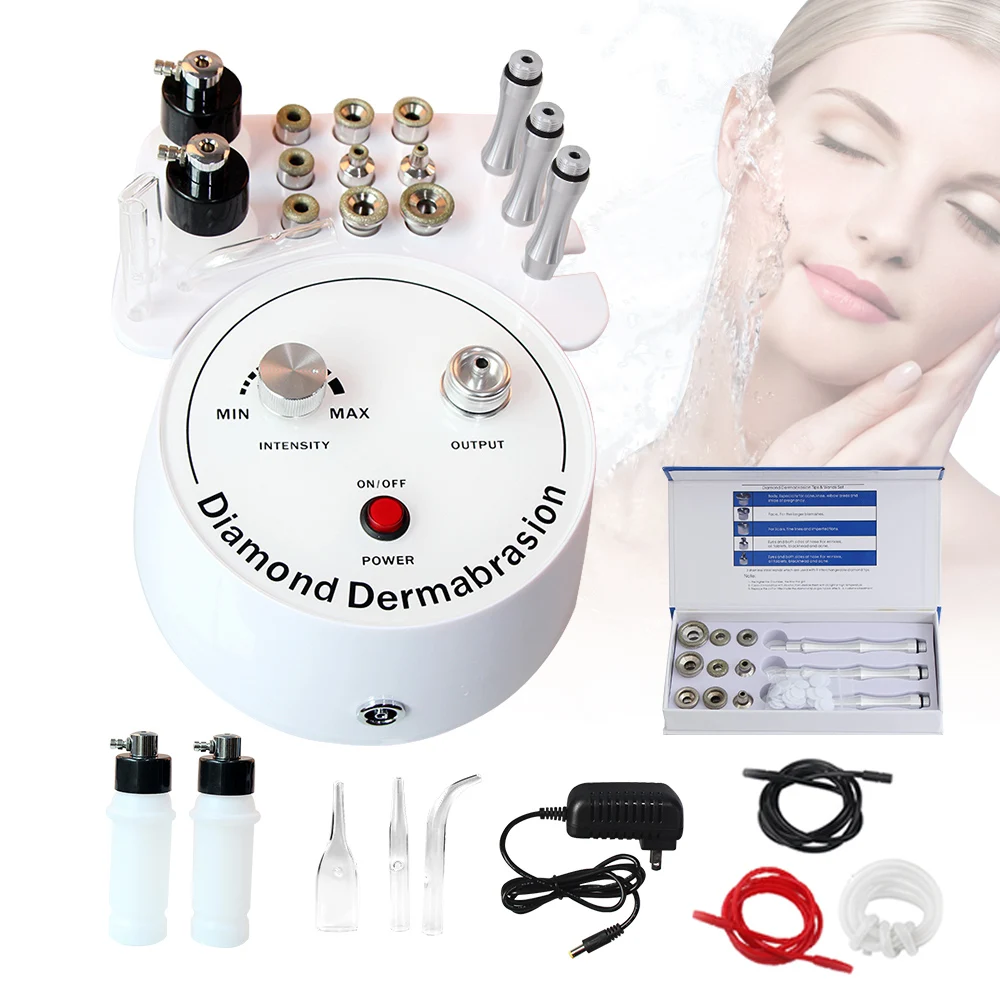 AOKO 3 in 1 Diamond Microdermabrasion Beauty Machine Vacuum Suction Tool Water Spray Facial Moisten Face Exfoliate Skin Peeling 1