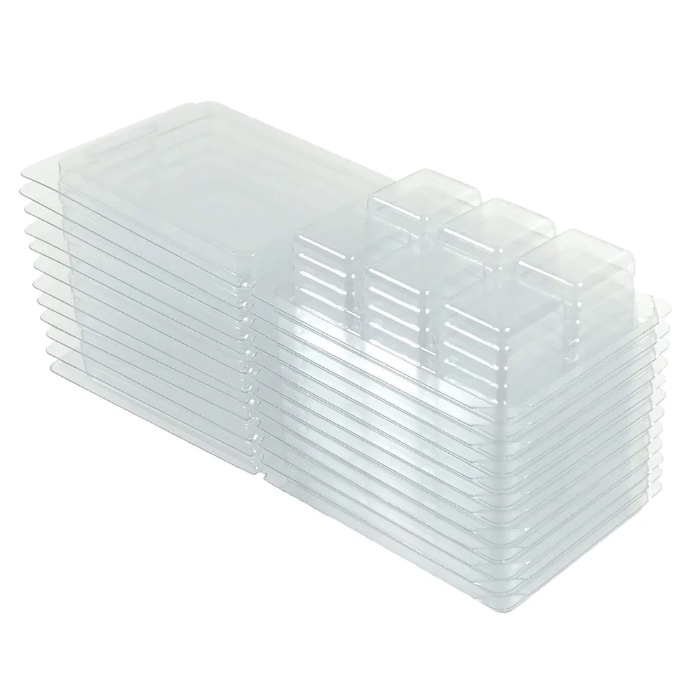 

12PCS 6 Grids Transparent Package Box Portable Plastic Organizer Case for