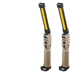 Portable Rechargeable LED Work Light with Strong Magnet (Khaki  2PC)