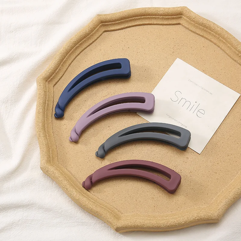 

Matte Vintage Banana Clip for Curly Long Straight Short Hair Claw Women Girls Hair Styling Ponytail Holder Hairpin Clamp Grip