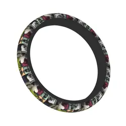 Shrek Meme Collage Steering Wheel Cover - Universal Elastic Car Accessory (3)