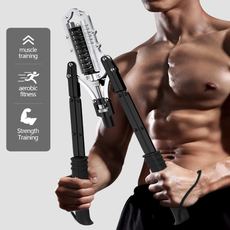 Home Chest Expander 0-176 lbs Adjustable Shoulder Muscle Training