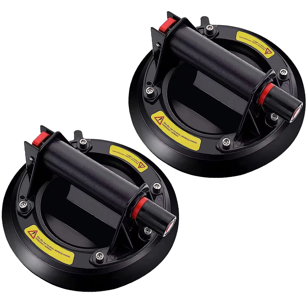 KYKYK Glass Suction Cups, 8inch 150kg Load Heavy Duty Suction Cup Glass Vacuum Panel Lifter Sucker Granite Lifting Window Ceramic Tile Replacement For Replace Windshield, Tile, Marble Floor - View #2