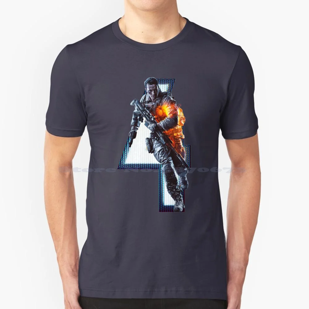 Battlefield 4 T Shirt 100% Cotone Tee War Gaming Gamer Battlefield 6 Giochi Dell'Esercito Bf 2042 Pc Bf4 Battlefield 1 Bf6 Videogioco Fps