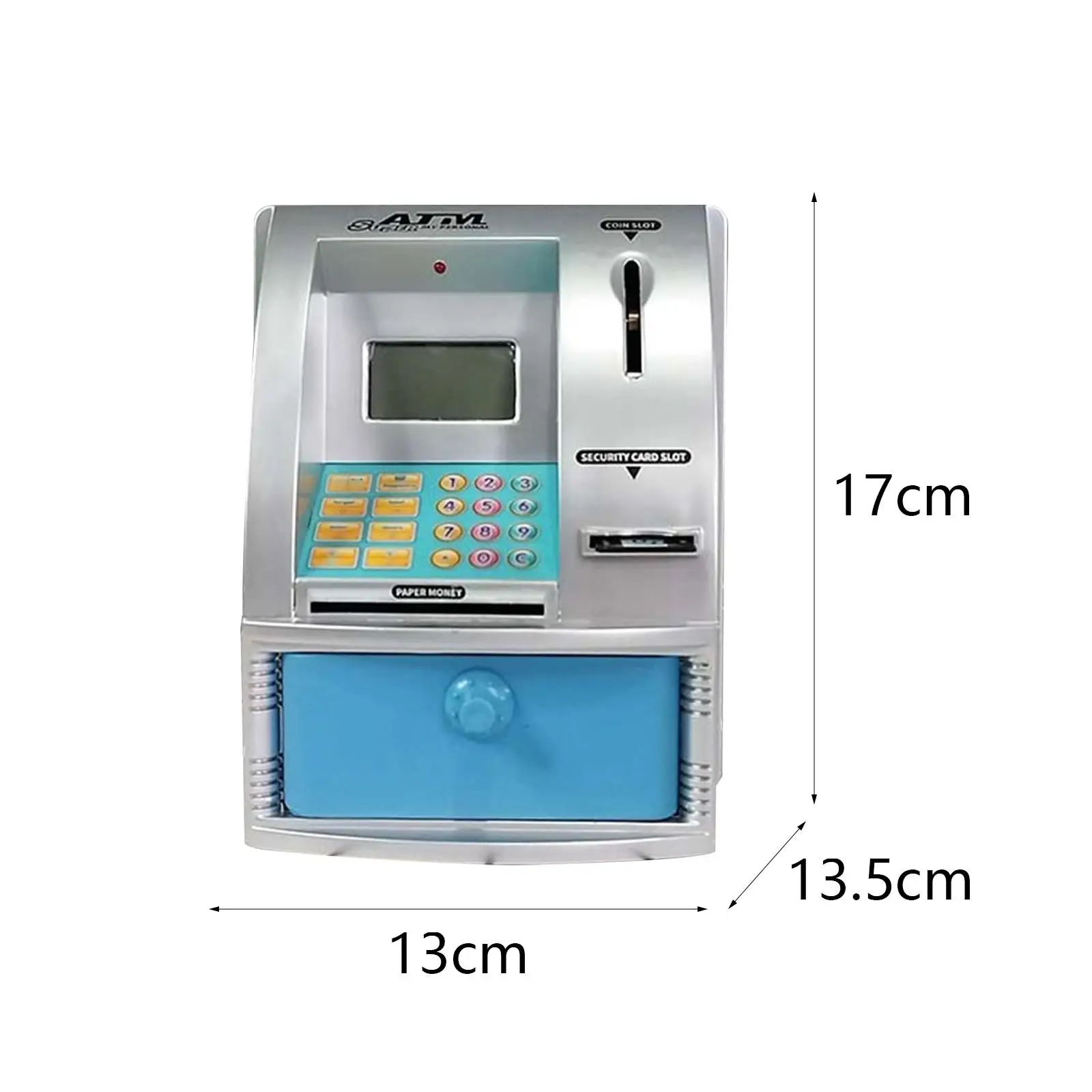 Kids ATM Piggy Bank Toy Money Bank for Children Ages 3 4 5 6 7 8 Years Old
