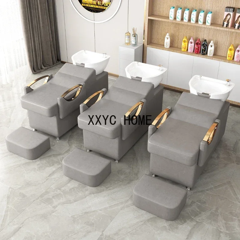Comfort Luxury Hair Washing Bed Stylist Comfort Head Spa Shampoo Chair Salon Massage Lettino Massaggio Salon Equipment