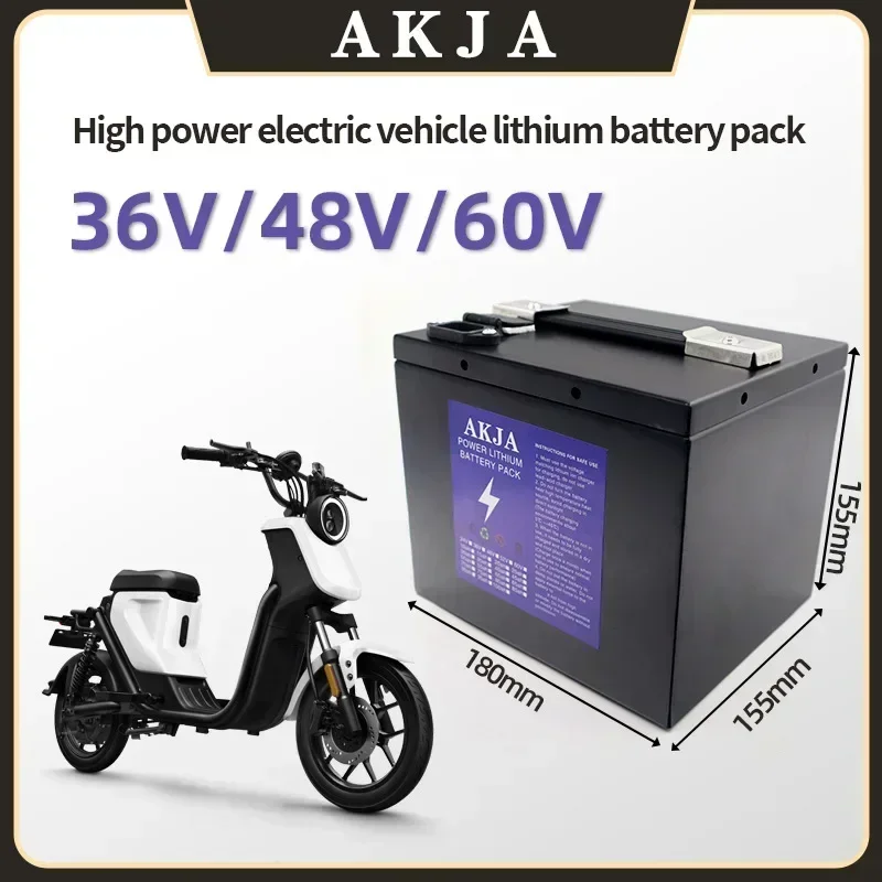 

New Full Capacity Power 18650 Lithium Battery 36V 48V 60V 72V 20Ah-30Ah18650 Lithium Battery Pack Suitable for 250-2000W+Charger