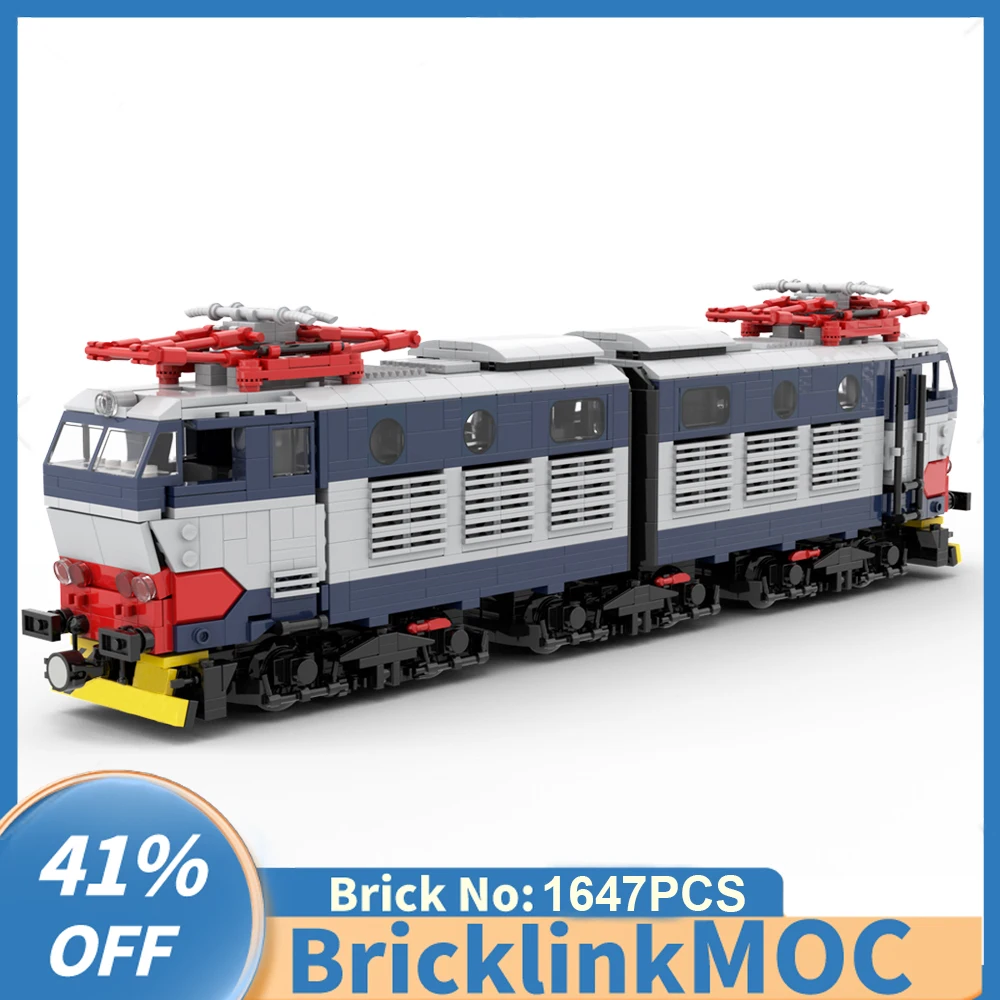 

NEW 1647PCS city Engineering series RC Modular FS E656 Locomotive Train model DIY creative Children Toy Gift technology Blocks