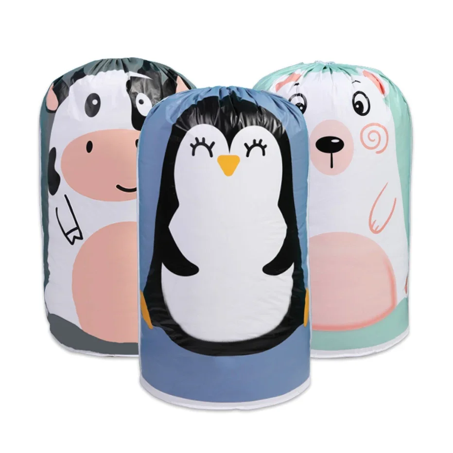 

Household Quilt Storage Bag Drawstring Clothes Toys Organizing Bag Large Capacity Laundry Bag Dust-proof Thickened Storage Bag