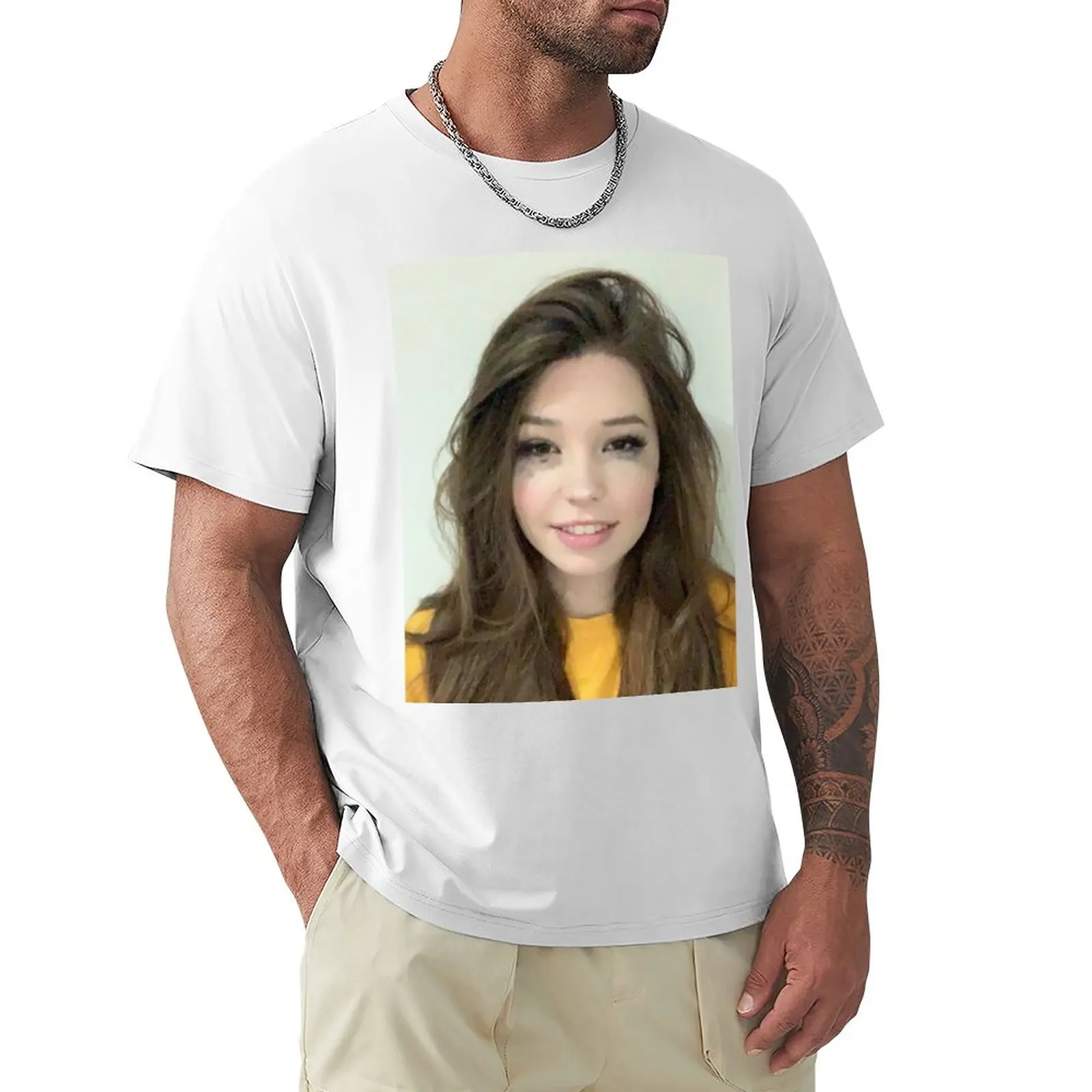 

Belle Delphine Mugshot T-Shirt boys animal print shirt summer tops shirts graphic tees hippie clothes mens t shirts