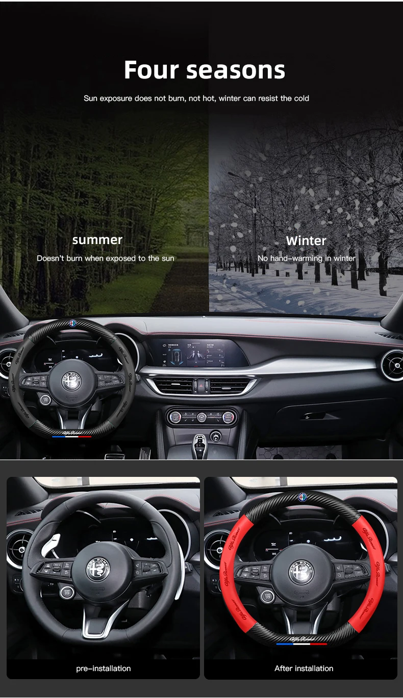 Alfa Romeo Stuurhoes - Ergonomische gripvlakken