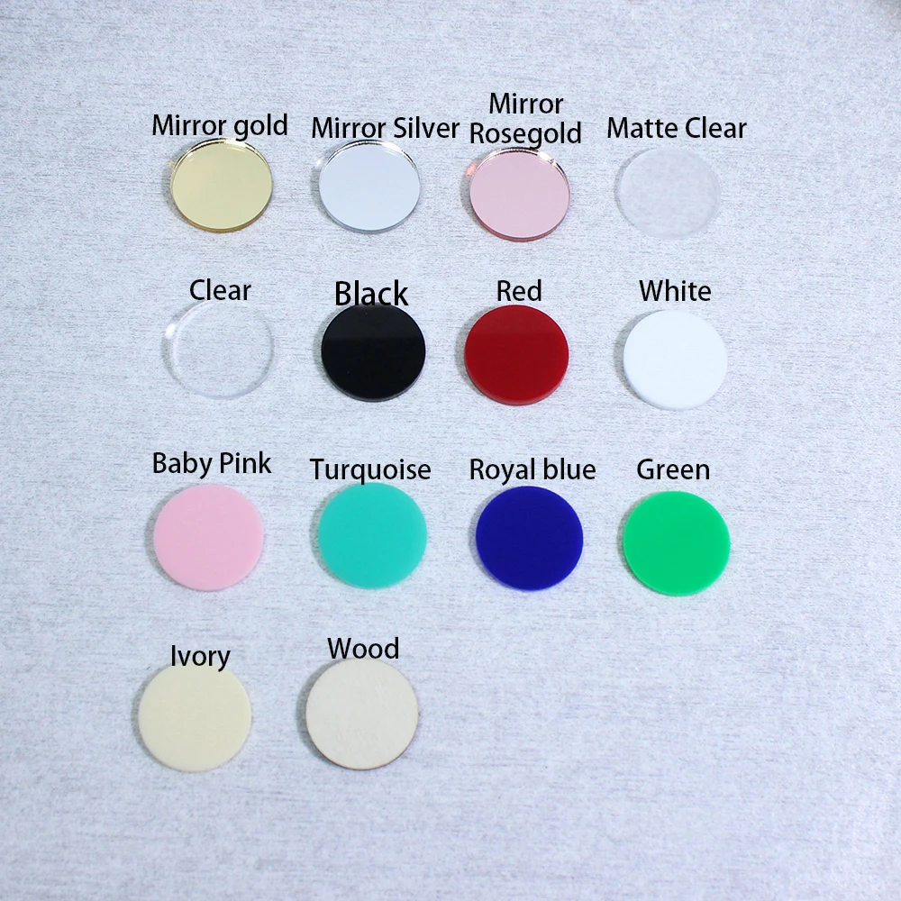 Personalized Mirror Drink Charms and Toasting Tags - Set of 20/50/100 Pieces