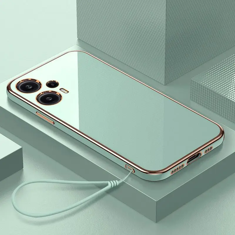 Crystal Clear Shockproof Silicone Case with Camera Protector