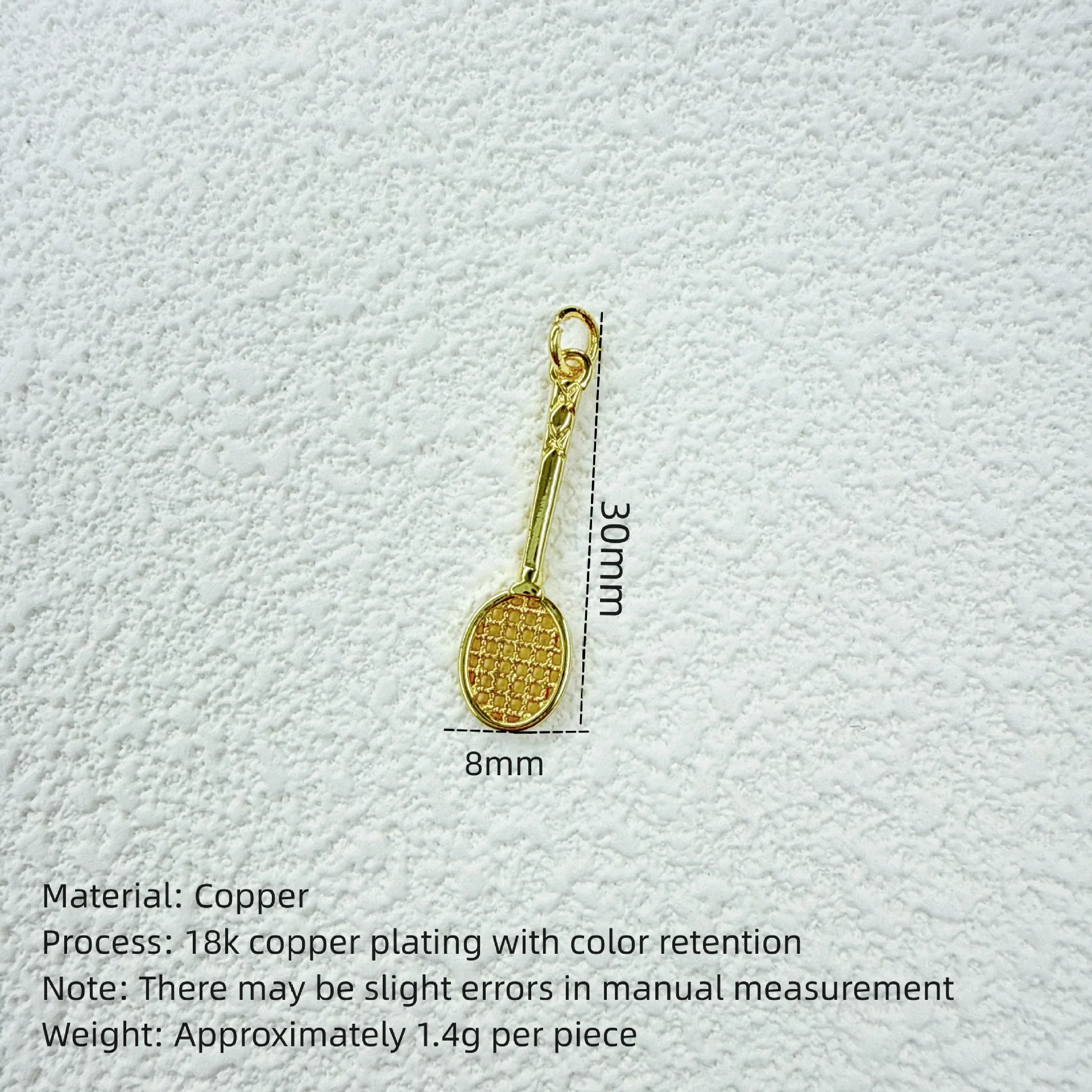 10Pcs Copper Fashion Sports Series Badminton Badminton Racket