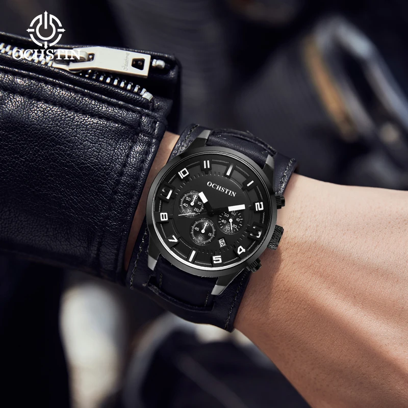 Ochstin's Personalized Trendy Style Multi functional Quartz Movement Craftsmanship Series 2024 New Men's Watch Quartz Watch