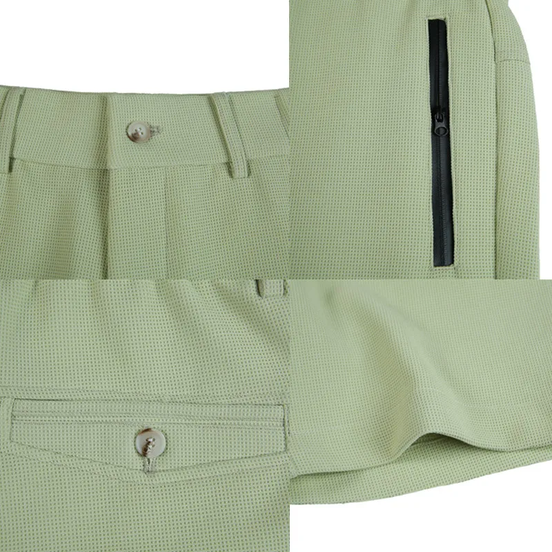 Men's Summer Casual Shorts/Male Slim Fit Fashion Zipper Pockets Versatile Straight Pants Formal Business Casual Suit Short