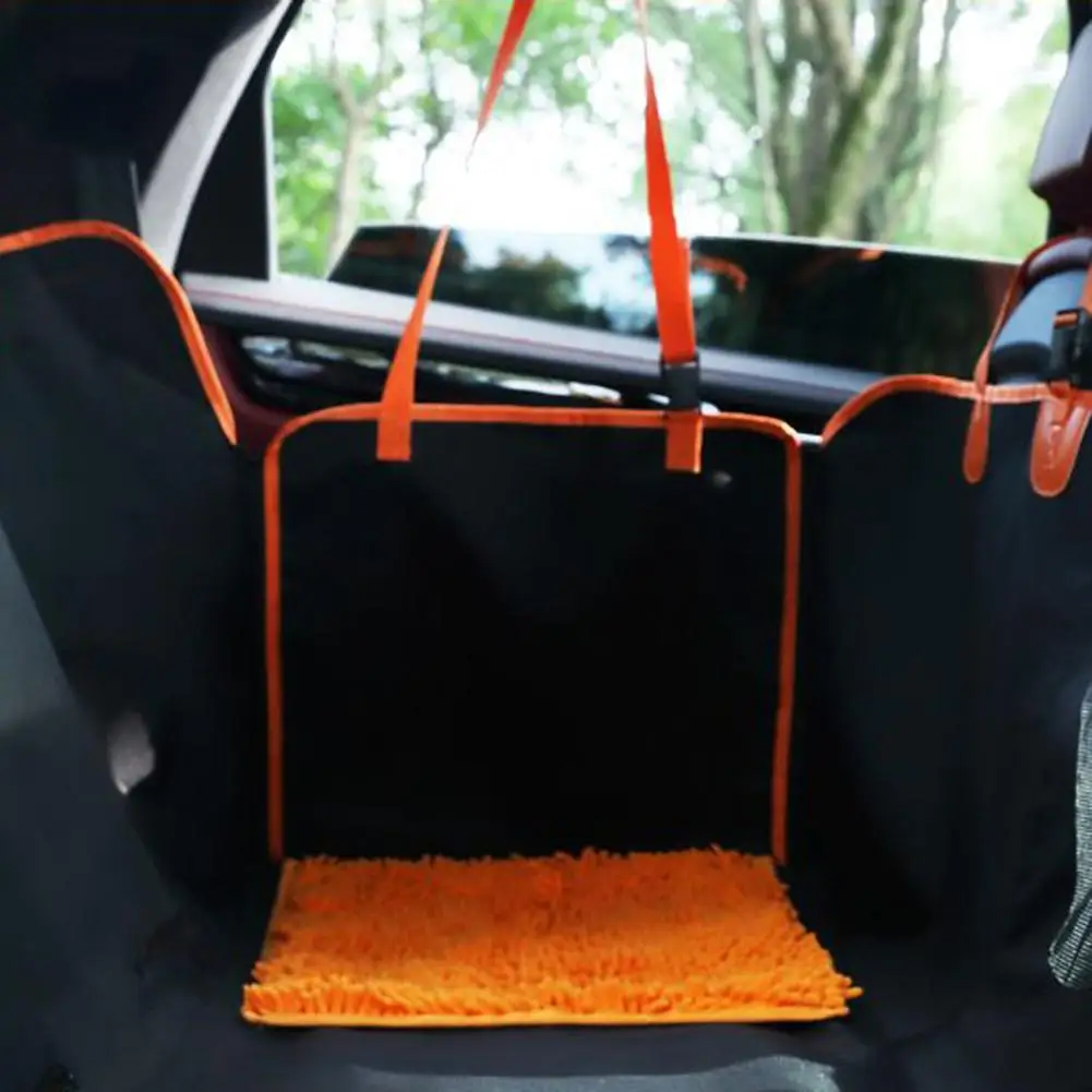 

Dog Car Seat Cover Portable Removable Dog Carrier Hammock Waterproof Cat Car Rear Seat Mat For Travel