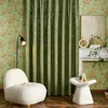 LEEJOOM Luxury Hot Stamping Velvet Curtain Blackout Bedroom Custom Thickened Soft Living Room Curtain Blinds 1P 2