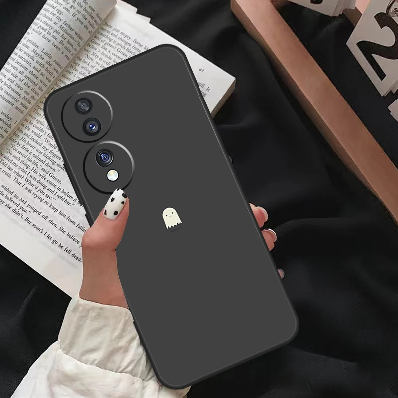 Charming Halloween Ghost Bat Design Protective Phone Case