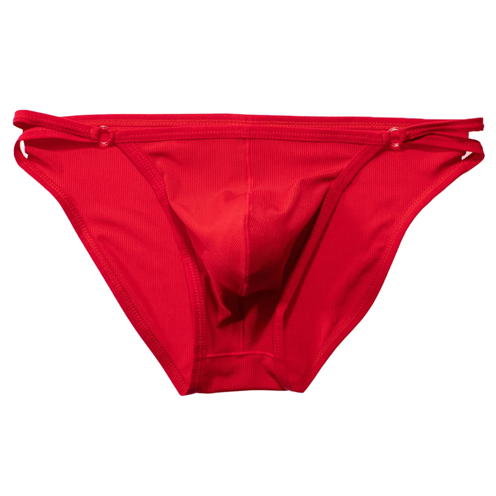 

Mens Lingerie Low Waist Bulge Pouch Briefs Man Underwear Stretch Underpants Breathable Shorts Ultra-thin Ice Silk Quick-drying