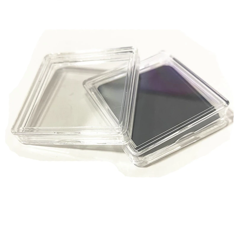 10Pieces 36*36mm Square Clear Plastic Protector Containers Case For Token Board Game Coins Holder Boxes Cards Collection fundraising donation box charity square box storage case for collecting voting contest box raffle ticket lottery ballot boxes