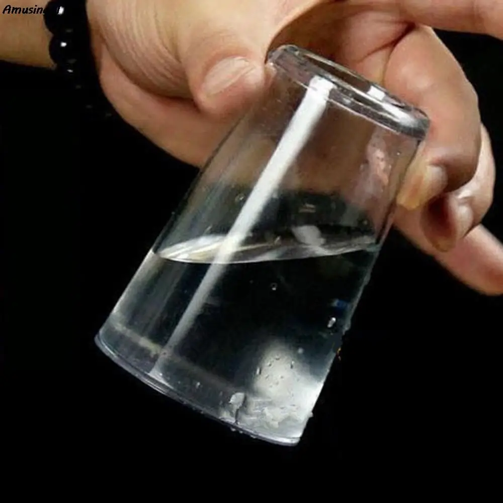 

1 шт. подставка для магических трюков пластиковая прозрачная Волшебная чашка для воды подвесная вода в прозрачной чашке забавные игрушки
