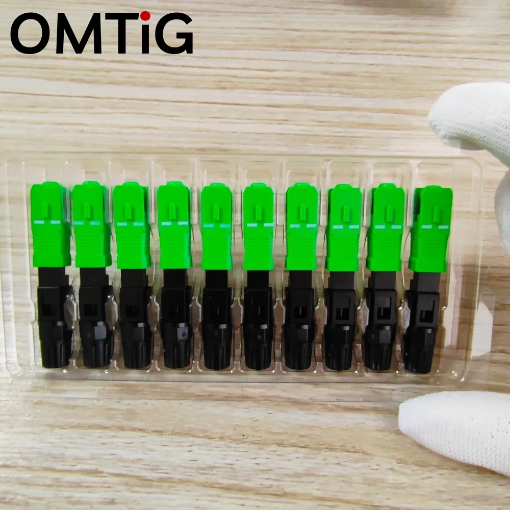 Original FTTH SC APC Quick Connector Cold Splice Easy to Use Fiber Covered Cable Optical Fast Big Sell