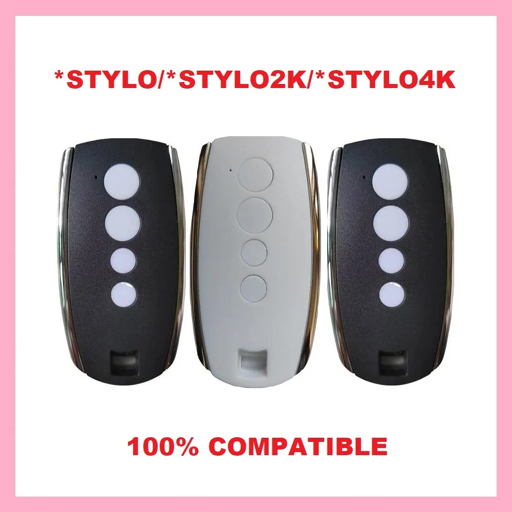 

Garage Door Remote Control Compatible With STYLO2K STYLO4K STYLO Remote 433.92MHz Rolling Code Gate Opener Transmitter Keychain