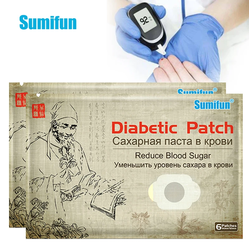Sumifun-6pcs-Diabetes-Navel-Plaster-Diabetic-Patch-Natural-Herbal ...