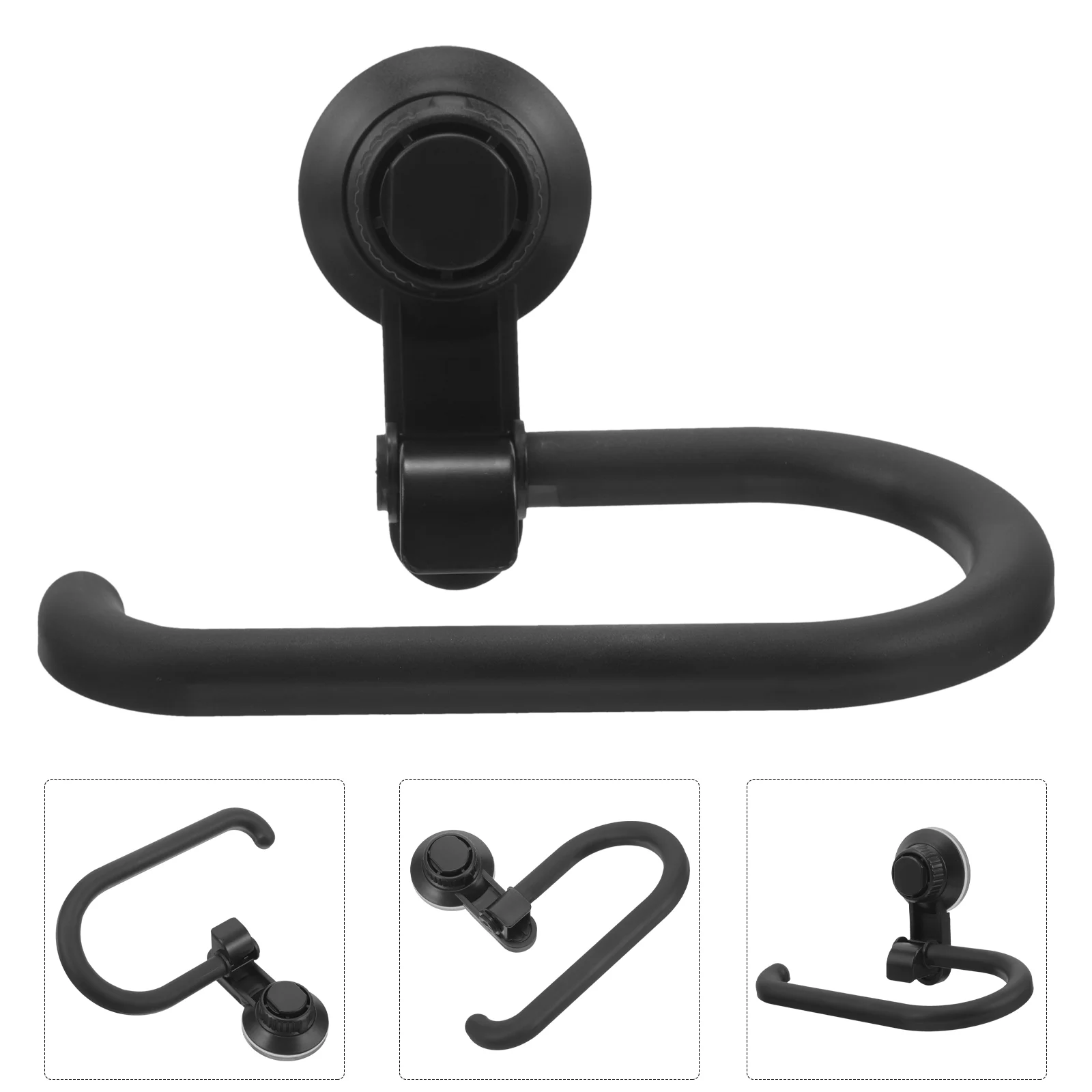 

Suction Cup Paper Towel Holder Toilet Bathroom Wall Mount Kitchen Stand for Abs Toiletry Tissue