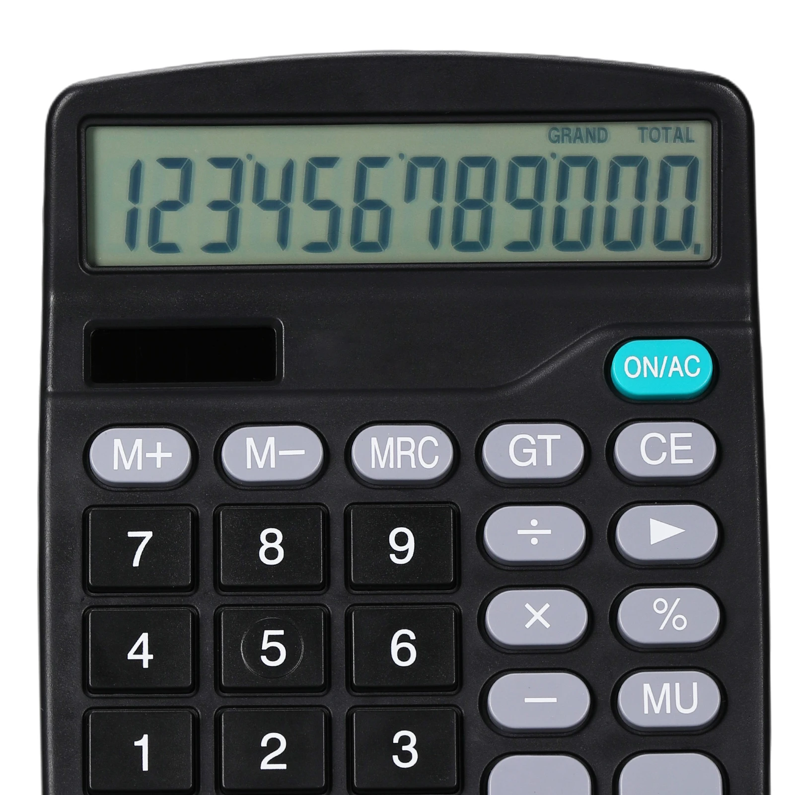 【New】Desktop Calculator 12 Digit Large LCD Display Big Button Calculators Solar Power and Battery Operated Suitable for Office
