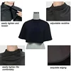 Hair Dye Tools Short Square Black Waterproof Hairdressing Salon Barber Hair Cutting Cape Cloth Wrap Hairdressing Cape Barber 2