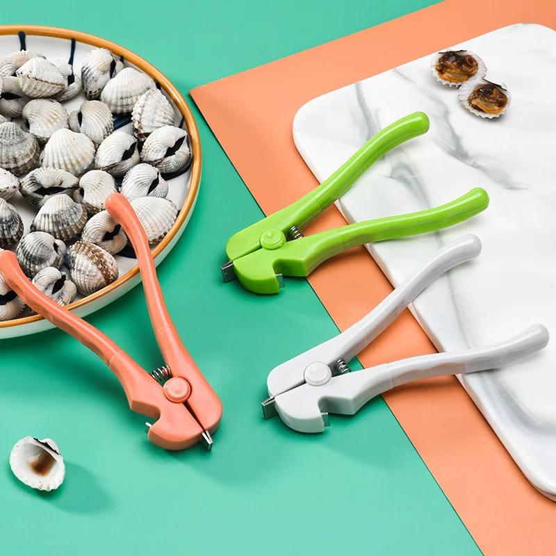 

Multifunctional stainless steel clam shell bottle opener seafood clip kitchen gadget
