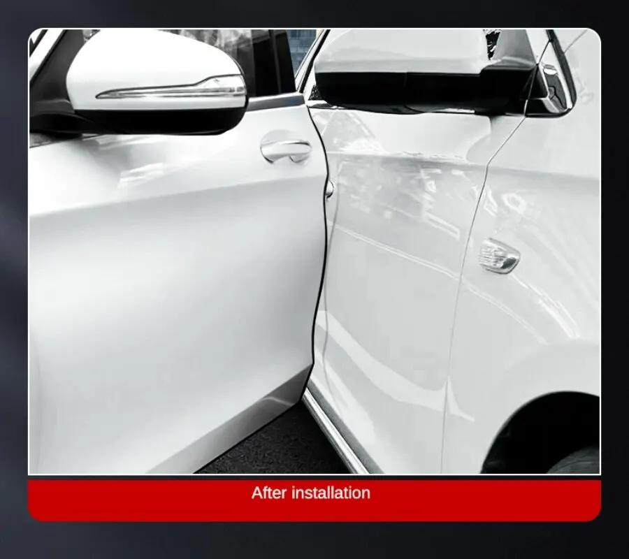 5m Car Door Bumper U Shaped Decorative Strip Anti Scratch Body Door Edge Sealing Strip Protection Sticker car stickers car door edge guards car door stickers car reflective stickers car door protector car door seal strip car door anti collision strip car door edge protector car bumper sticker car door rubber protector