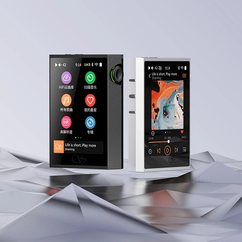Shanling-ポータブル高解像度音楽プレーヤーm1plus,HD mp3
