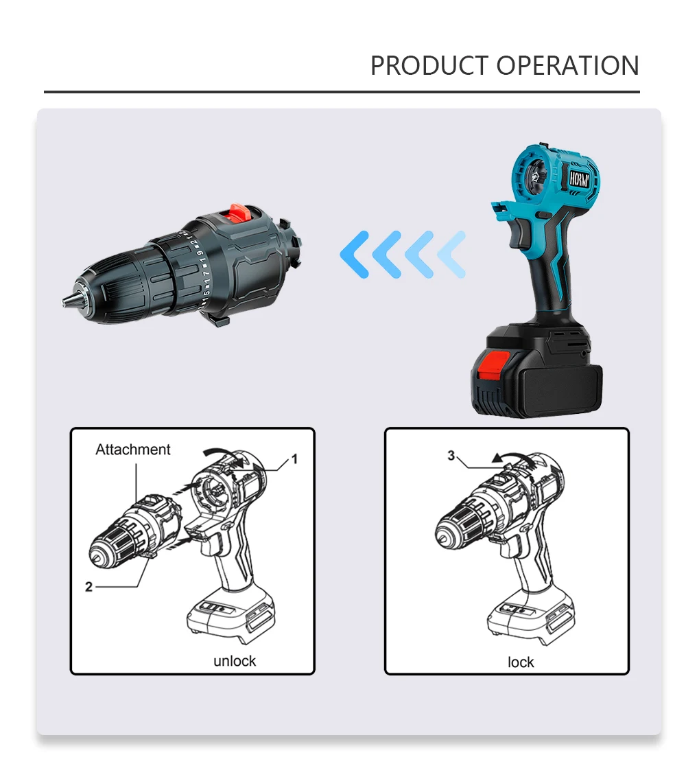 Brushless Oscillating Multi-Tool Universal Electric Angle Grinder Polisher Electric Drill Trimmer Lawnmower Air Pump Accessory
