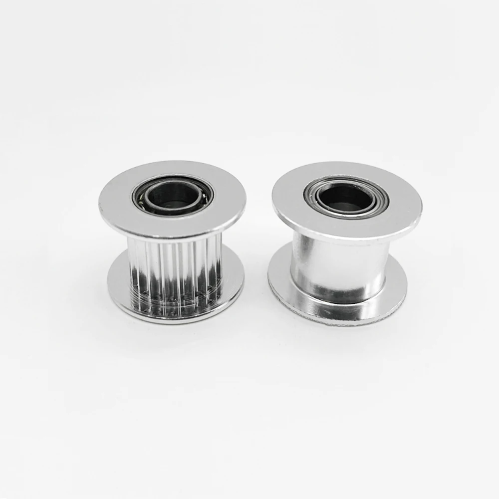 2GT 20T synchronous wheel idler 3/4/5/6/8mm tooth aperture 6/9/10/15mm belt width bearings 3D printer