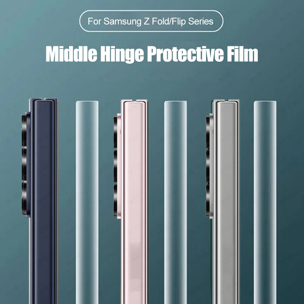Clear Anti-Scratch Hinge Protector Case with Hydrogel Film Cover (3-Pack)