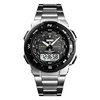 SKMEI Luxury Quartz Watch for Men Stopwatch Chronograph Sports Waterproof Digital Mens Wristwatches Clock Reloj Masculino 1370 2